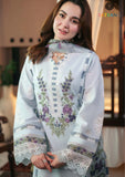 Summer Unstitched 3PCs Heavy Embroidered Lawn Dress With Digital Printed Chiffon Dupatta SR-316