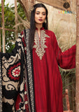 Winter Unstitched 3PCs Embroidered Dhanak Dress With Digital Printed Karandi Shawl SR-613