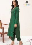Winter Unstitched 3PCs Embroidered Dhanak Dress With Digital Printed Karandi Shawl SR-614