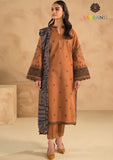 Winter Unstitched 3PCs Dhanak Embroidered Dress With Digital Printed Karandi Shawl SR-615