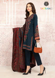 Winter Unstitched 3PCs Embroidered Khaddar Dress With Digital Printed Karandi Shawl SR-616