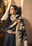 Winter Unstitched 3PCs Embroidered Dhanak Dress With Printed Shawl SR-760
