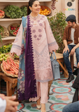 Summer Unstitched 3PC Lawn Embroidered Shirt With Silk Dupatta SR-137