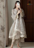 Winter Unstitched 3PCs Khaddar Printed Shirt With Diamond Printed Dupatta SR-958